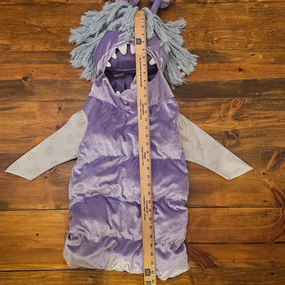 Disney Store Monsters Inc Boo Monster Costume XXS Purple Plush Pixar - Picture 9 of 16